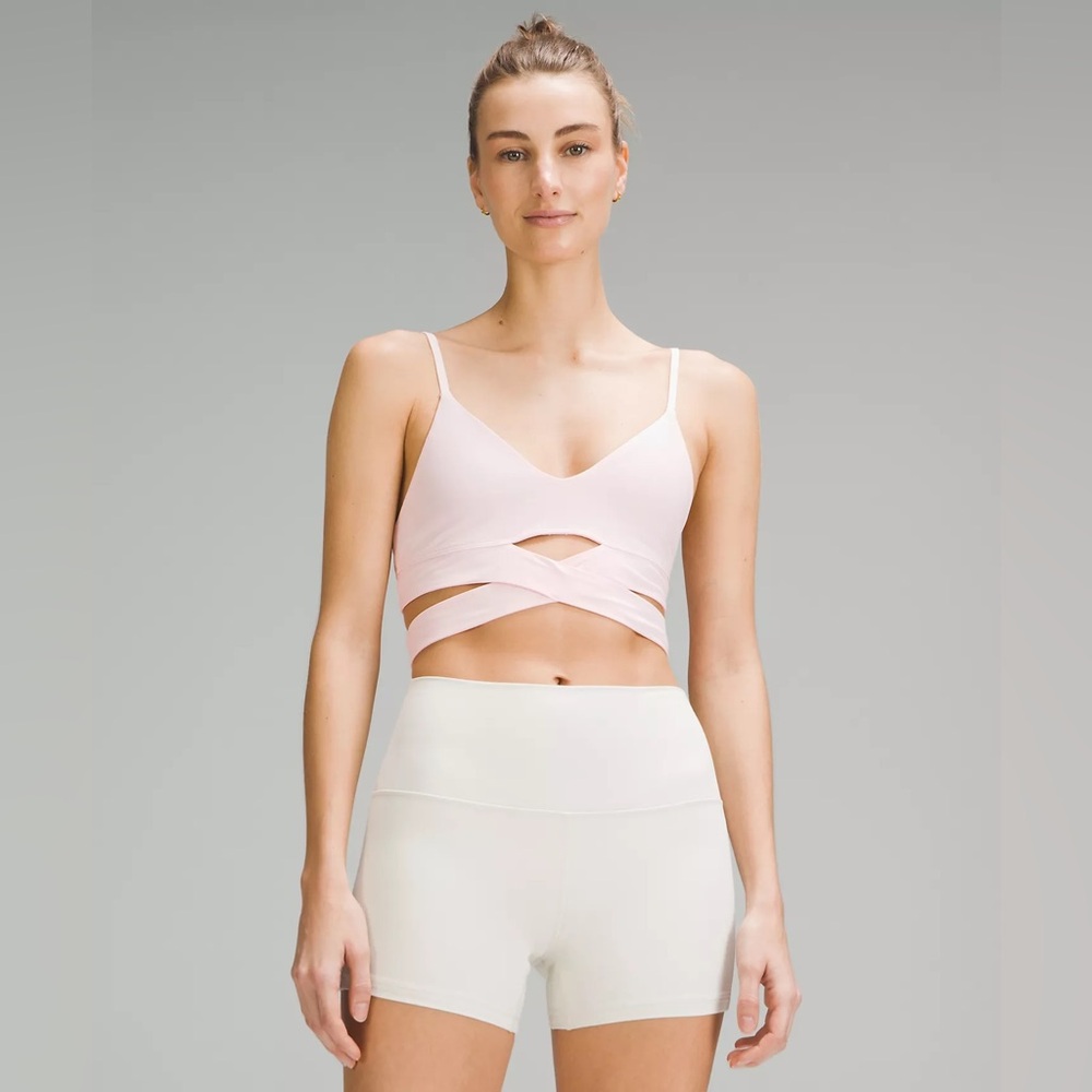 Lululemon Still Now Bra size 8 Strawberry Milkshake STMI